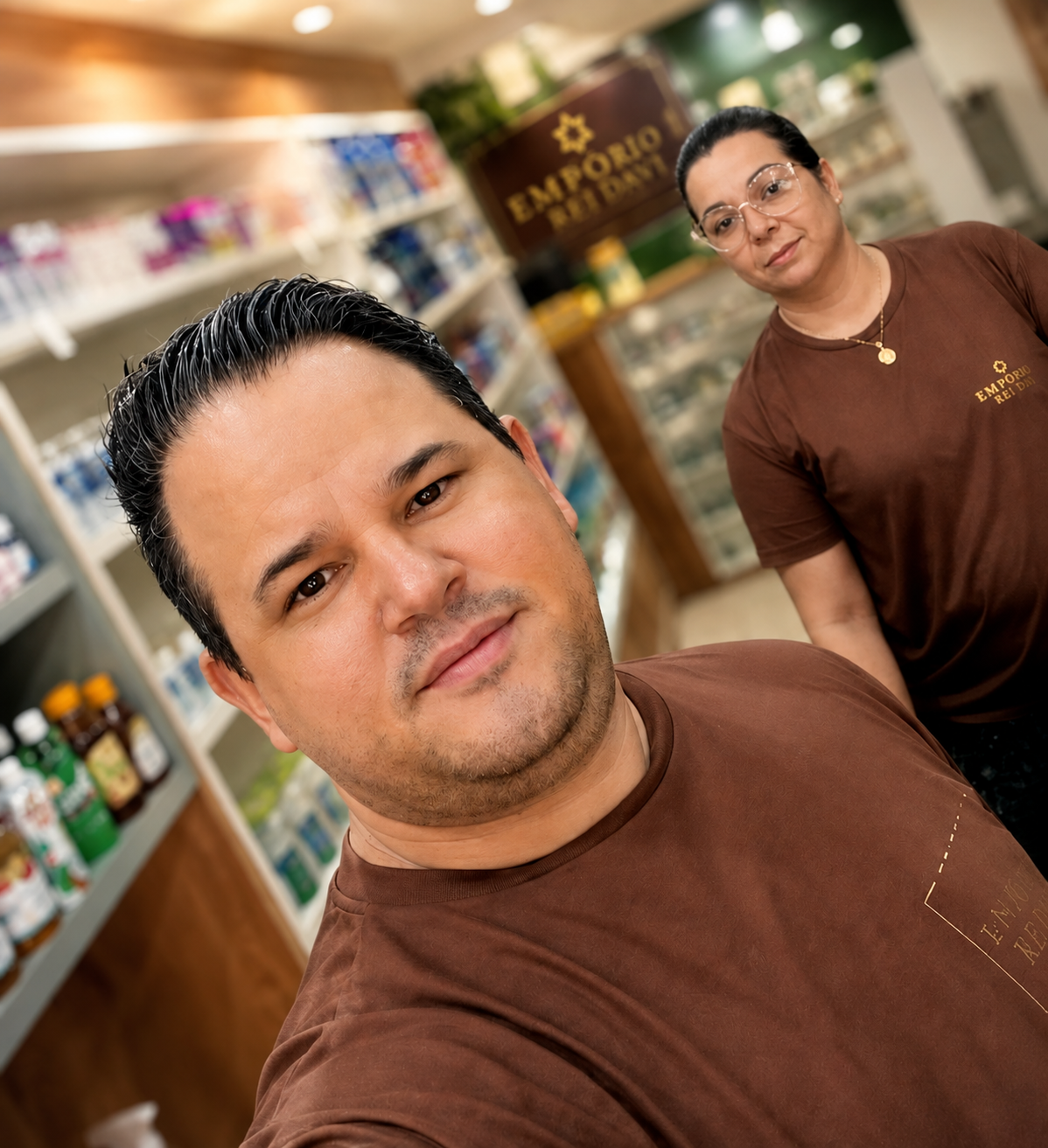 Proprietários do Empório Rei Davi
